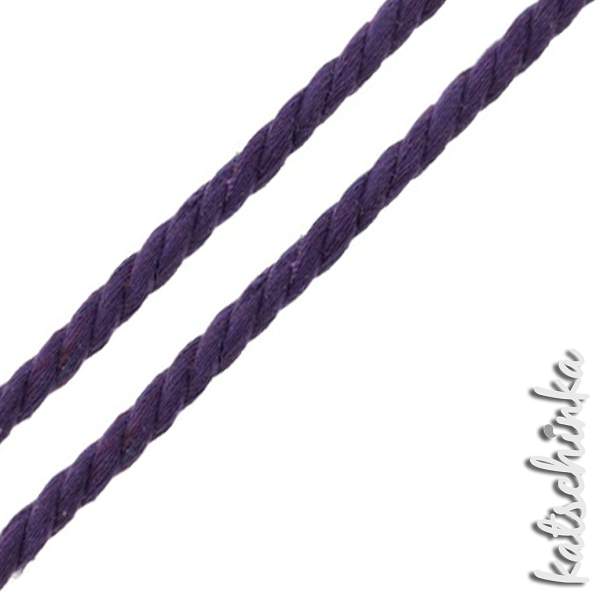 Gedrehte #Kordel rund 10 mm violett